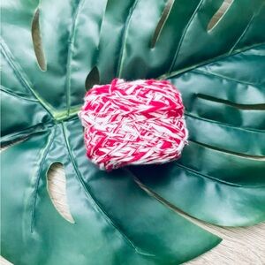 Red and White Twine Ball 🧶